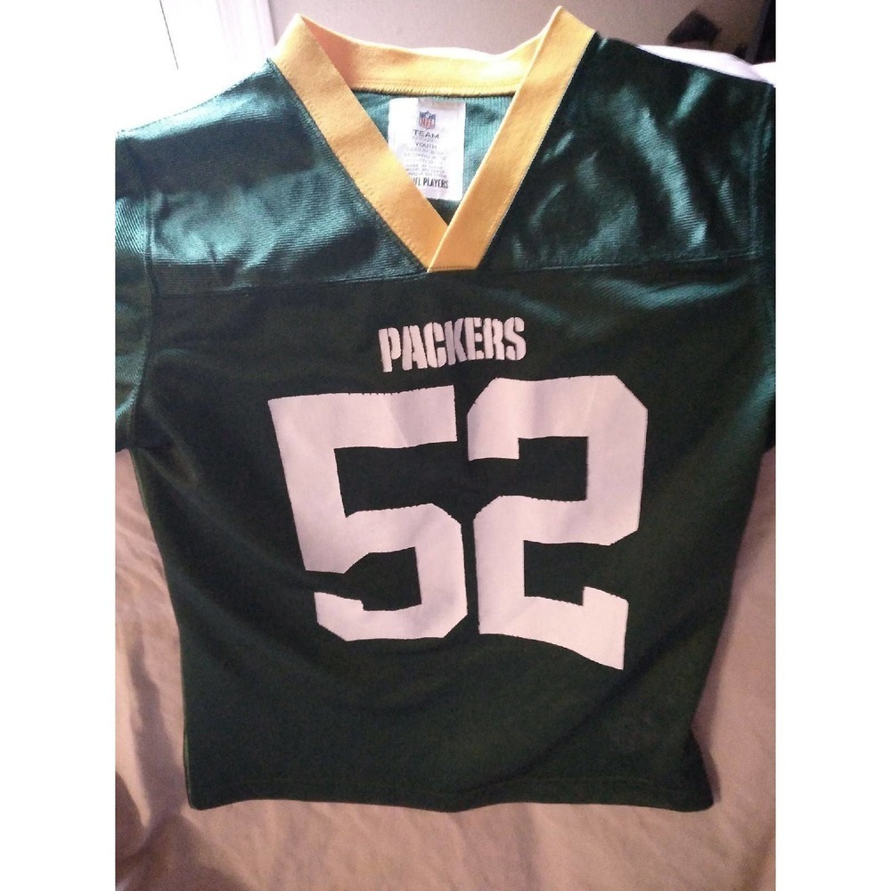 Green Bay Packers Youth Medium Jersey #52 Matthews